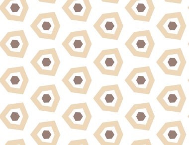 Geometrik şekilli kusursuz desen vektör çizimi
