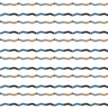 Geometrik şekilli kusursuz desen vektör çizimi