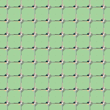 Geometrik şekilli kusursuz desen vektör çizimi