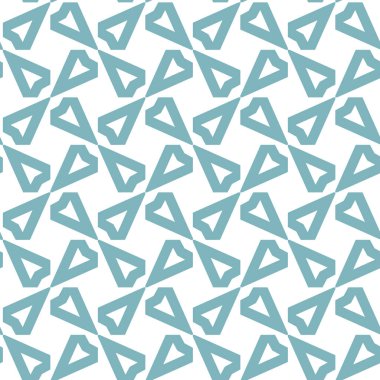 Geometrik şekilli kusursuz desen vektör çizimi