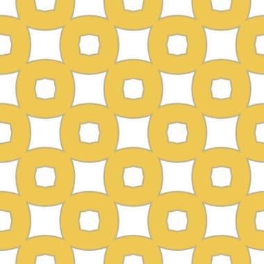 Geometrik şekilli kusursuz desen vektör çizimi