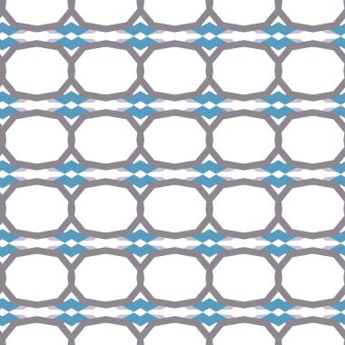 Geometrik şekilli kusursuz desen vektör çizimi