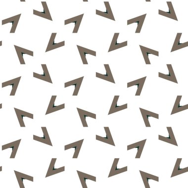 Geometrik şekilli kusursuz desen vektör çizimi