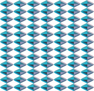 Geometrik şekilli kusursuz desen vektör çizimi