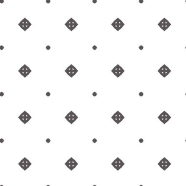 Geometrik şekilli kusursuz desen vektör çizimi