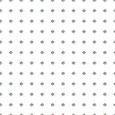 Geometrik şekilli kusursuz desen vektör çizimi