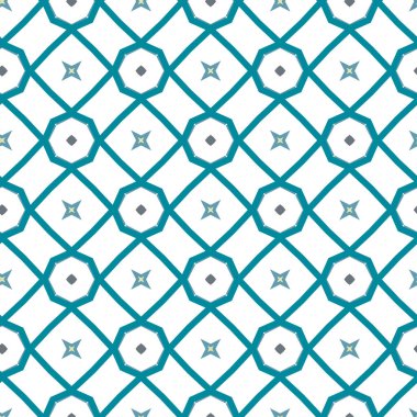 Geometrik şekilli kusursuz desen vektör çizimi