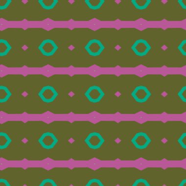 Geometrik şekilli kusursuz desen vektör çizimi