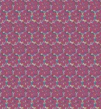 Geometrik şekilli kusursuz desen vektör çizimi