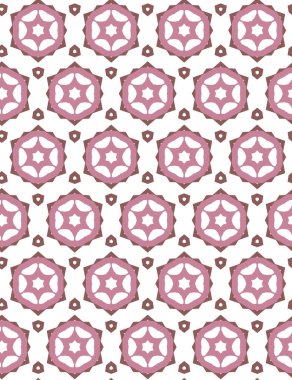 Geometrik şekilli kusursuz desen vektör çizimi