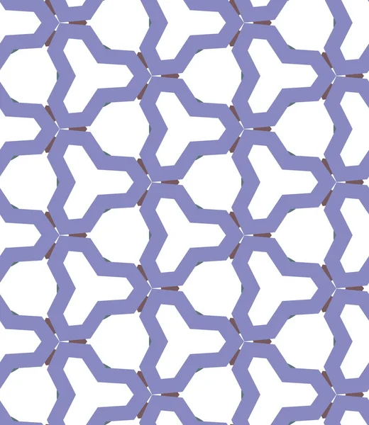 Padrão Sem Costura Com Formas Geométricas Ilustração Vetorial — Vetor de Stock
