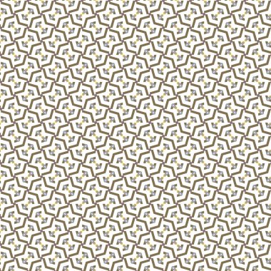 Geometrik şekilli kusursuz desen vektör çizimi