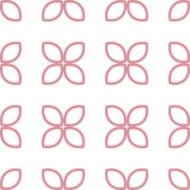 Geometrik şekilli kusursuz desen vektör çizimi