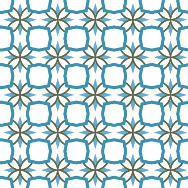 Geometrik şekilli kusursuz desen vektör çizimi