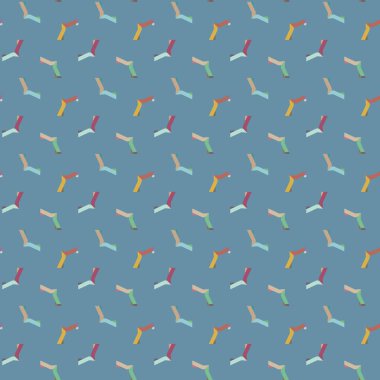 Geometrik şekilli kusursuz desen vektör çizimi