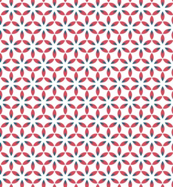 Geometrik şekilli kusursuz desen vektör çizimi