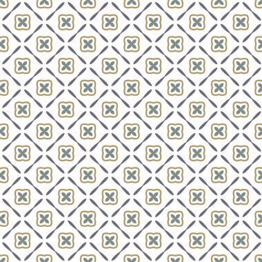 Geometrik şekilli kusursuz desen vektör çizimi