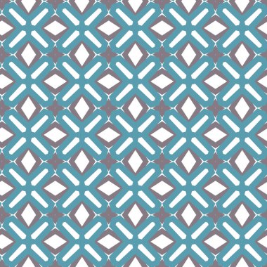 Geometrik şekilli kusursuz desen vektör çizimi