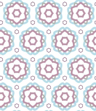 Geometrik şekilli kusursuz desen vektör çizimi