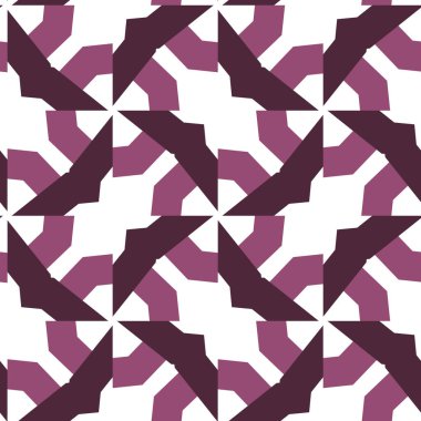 Geometrik şekilli kusursuz desen vektör çizimi