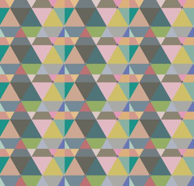 Geometrik şekilli kusursuz desen vektör çizimi