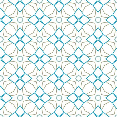 Geometrik şekilli kusursuz desen vektör çizimi