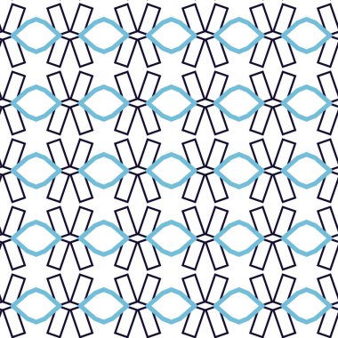 Geometrik şekilli kusursuz desen vektör çizimi