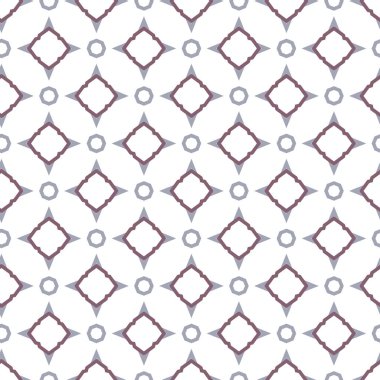 Geometrik şekilli kusursuz desen vektör çizimi