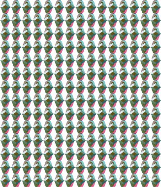 Geometrik şekilli kusursuz desen vektör çizimi