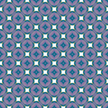 Geometrik şekilli kusursuz desen vektör çizimi