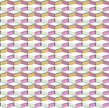 Geometrik şekilli kusursuz desen vektör çizimi