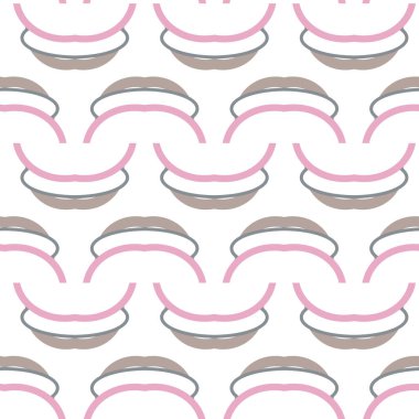 Geometrik şekilli kusursuz desen vektör çizimi