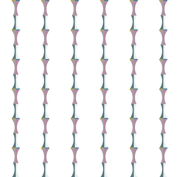 Modello Senza Soluzione Continuità Con Forme Geometriche Illustrazione Vettoriale — Vettoriale Stock