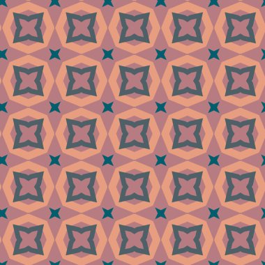 Geometrik şekilli kusursuz desen vektör çizimi