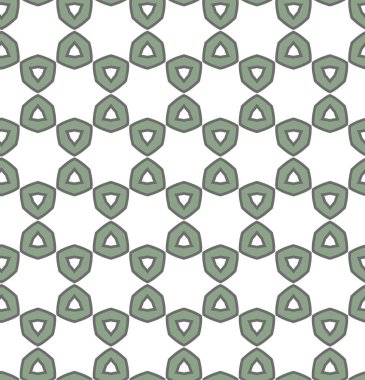 Geometrik şekilli kusursuz desen vektör çizimi