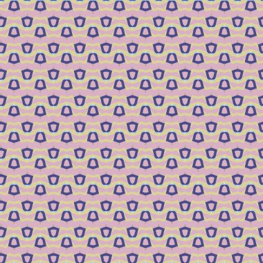 Geometrik şekilli kusursuz desen vektör çizimi