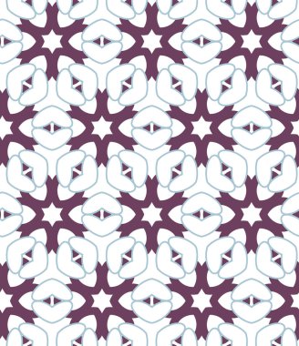 Geometrik şekilli kusursuz desen vektör çizimi