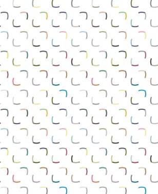 Geometrik şekilli kusursuz desen vektör çizimi