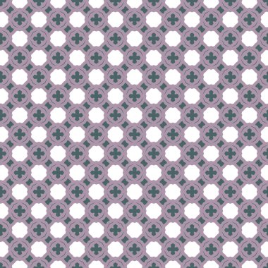 Geometrik şekilli kusursuz desen vektör çizimi