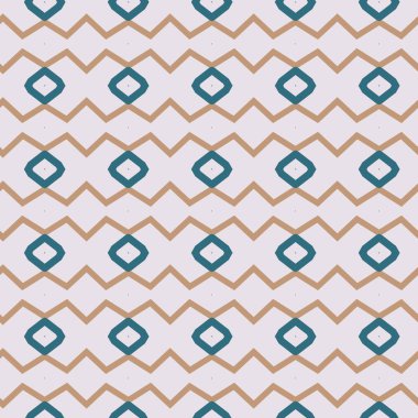 Geometrik şekilli kusursuz desen vektör çizimi