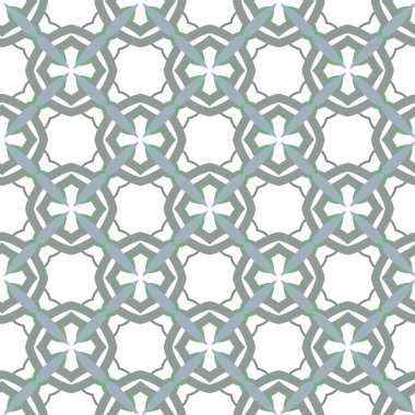 Geometrik şekilli kusursuz desen vektör çizimi