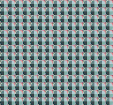 Geometrik şekilli kusursuz desen vektör çizimi