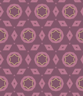 Geometrik şekilli kusursuz desen vektör çizimi