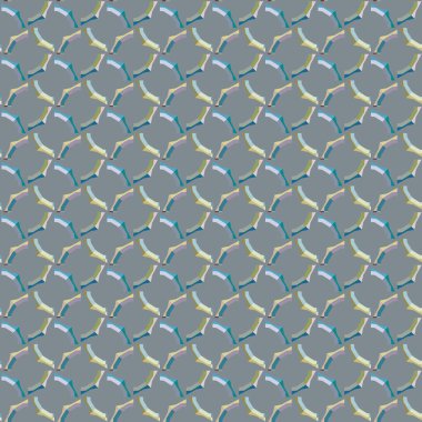 Geometrik şekilli kusursuz desen vektör çizimi