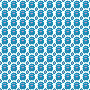 Geometrik şekilli kusursuz desen vektör çizimi