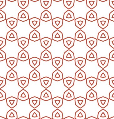 Geometrik şekilli kusursuz desen vektör çizimi