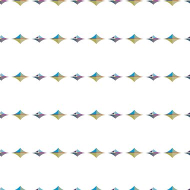 Geometrik şekilli kusursuz desen vektör çizimi