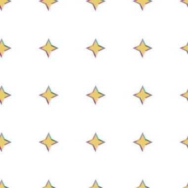 Geometrik şekilli kusursuz desen vektör çizimi