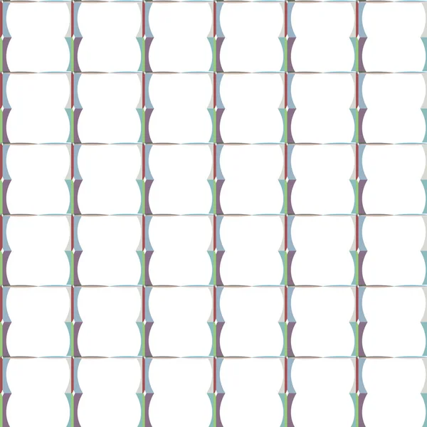 Modello Senza Soluzione Continuità Con Forme Geometriche Illustrazione Vettoriale — Vettoriale Stock