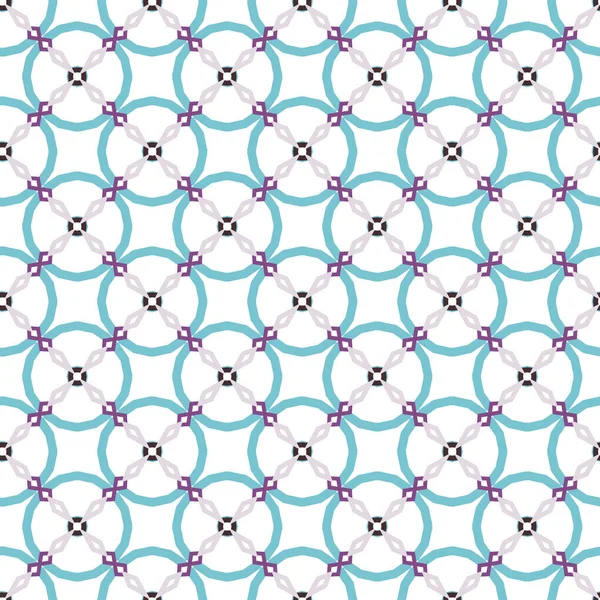 Nahtlose Muster Mit Geometrischen Formen Vektorillustration — Stockvektor